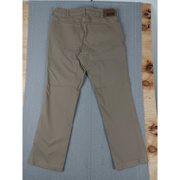 Duluth Trading Co, Flex Fire Hose Pants Mens 35X31 Beige Standard Fit Stretch - Picture 6 of 13